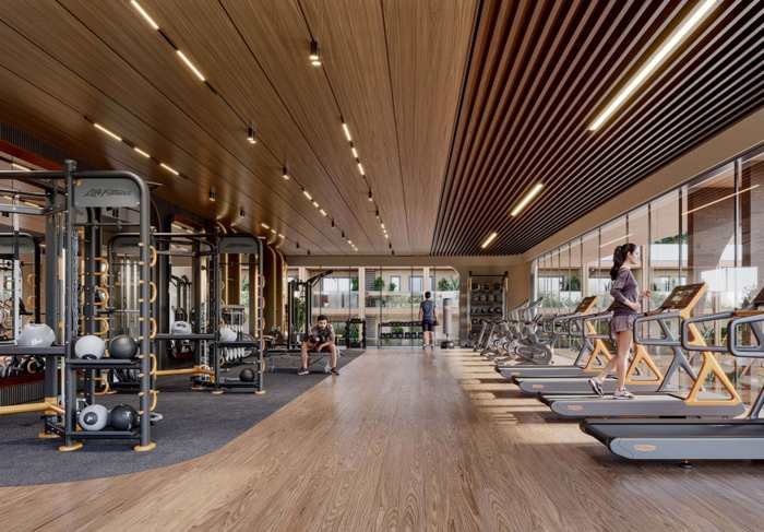 Gymnasium and fitness floor at NEO by Yula Club Neo, Neopolis, Kokapet
